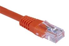Patch kabel UTP, Cat5e, 0,25m, oranžový